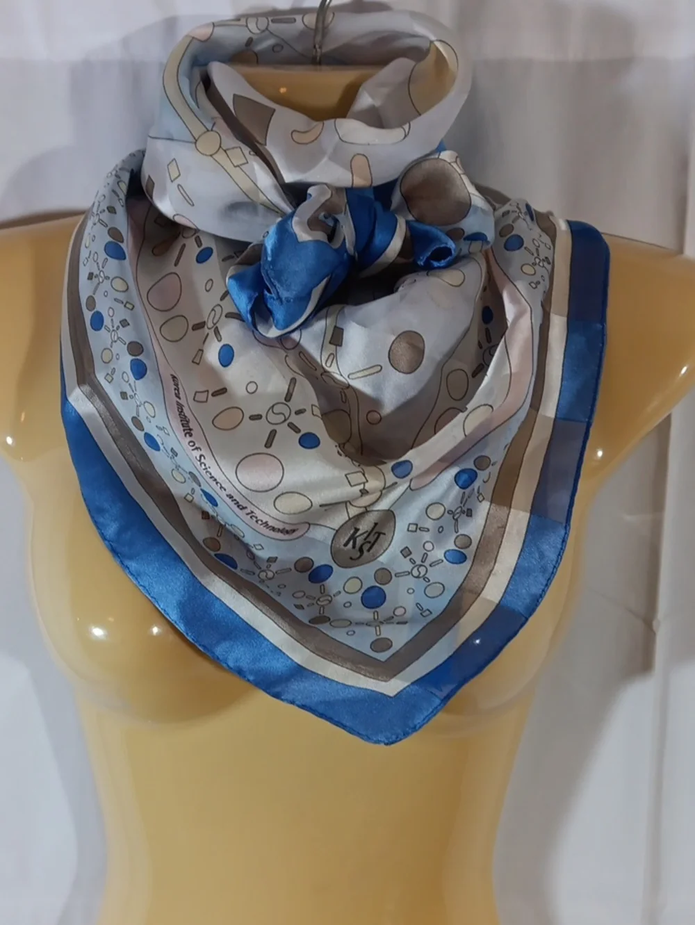 Vintage Korea Institute Of Technology Womens Silk Scarf